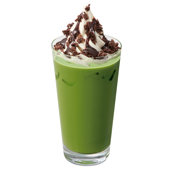 Matcha Soft Serve Latte w/ Chocolate Crunch - nana's green tea