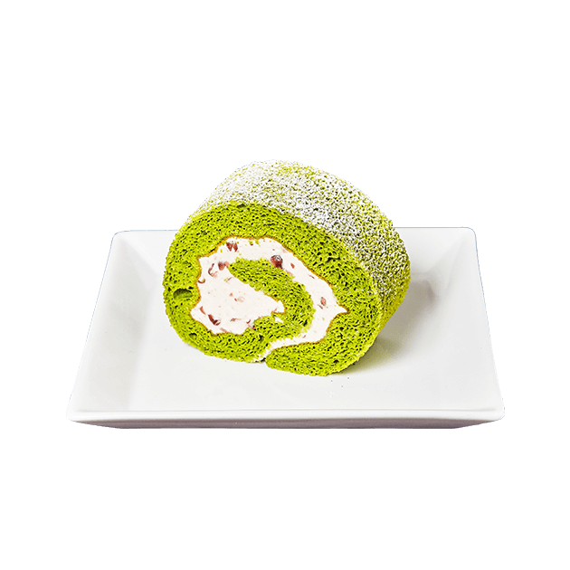 Matcha Azuki Roll Cake